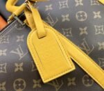 Louis Vuitton Monogram Macassar Canvas Keepall Bandouliere 50 In Safran Yellow - Image 8