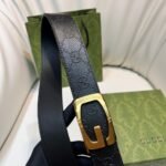 Square G reversible leather belt - Image 8