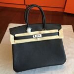 AAAAA Class Black Hermes Birkin 25cm Copy Bag