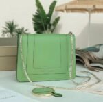 Fake Bvlgari Serpenti Forever Small Crossbody Bag Mint Leather - Image 2