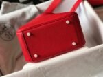 Fake designer Hermes Lindy Mini handbag in red - Image 6