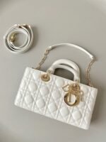 Dior Lady D-Joy Medium Bag Fake in White - Image 2