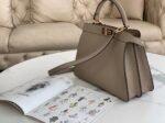 Top Quality Knockoff Fendi Peekaboo ISeeU Medium Bag In Grey Calfskin - Image 8