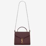 Fake Saint Laurent Cassandra Medium Bag Bordeaux