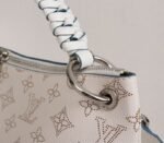 LV Mahina Beaubourg MM Hobo In Off White - Image 8