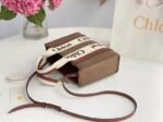 Top Quality Fake Previous Previous Chloe Small Woody Tote Bag In Brown Felt - Image 10