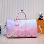 Louis Vuitton Spring 2022 Keepall 45 Luggage In Sunrise Pastel