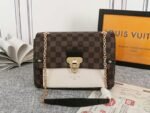 Louis Vuitton Damier Ebene Canvas Vavin PM Bag In Cream