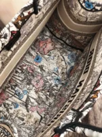Dior Medium Book Tote Bag Imitation in Multicolor Mille Fleurs Embroidery - Image 5
