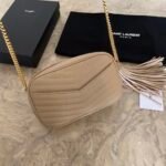 YSL Mini Lou Quilted Leather Camera Bag - Image 4