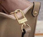 Louis Vuitton Bicolor Monogram Empreinte Leather Onthego PM Bag In Tourterelle Gray And Cream - Image 7