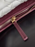 Replica Bottega Veneta Gemelli Medium Bag Barolo/Glacier - Image 8