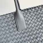 Top Quality Imitation Bottega Veneta Cabat Large Bag In Thunder Intrecciato Lambskin - Image 5