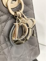 Dior Small Lady Dior My ABCDior Bag Fake in Steel Grey - Image 3