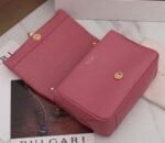 Knockoff Bvlgari Serpenti Cabochon Small Bag Pink Leather - Image 7