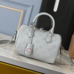 Louis Vuitton Other Leathers Speedy Bandouliere 20 Handbag In Washed Blue