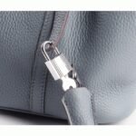 Blue lin knockoff Hermes Picotin Lock handbag - Image 4