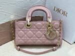 Dior Lady D-Joy Small Bag Fake in Peony Pink - Image 4