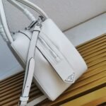 Prada Supernova Small Top Handle Bag Imitation in White - Image 6