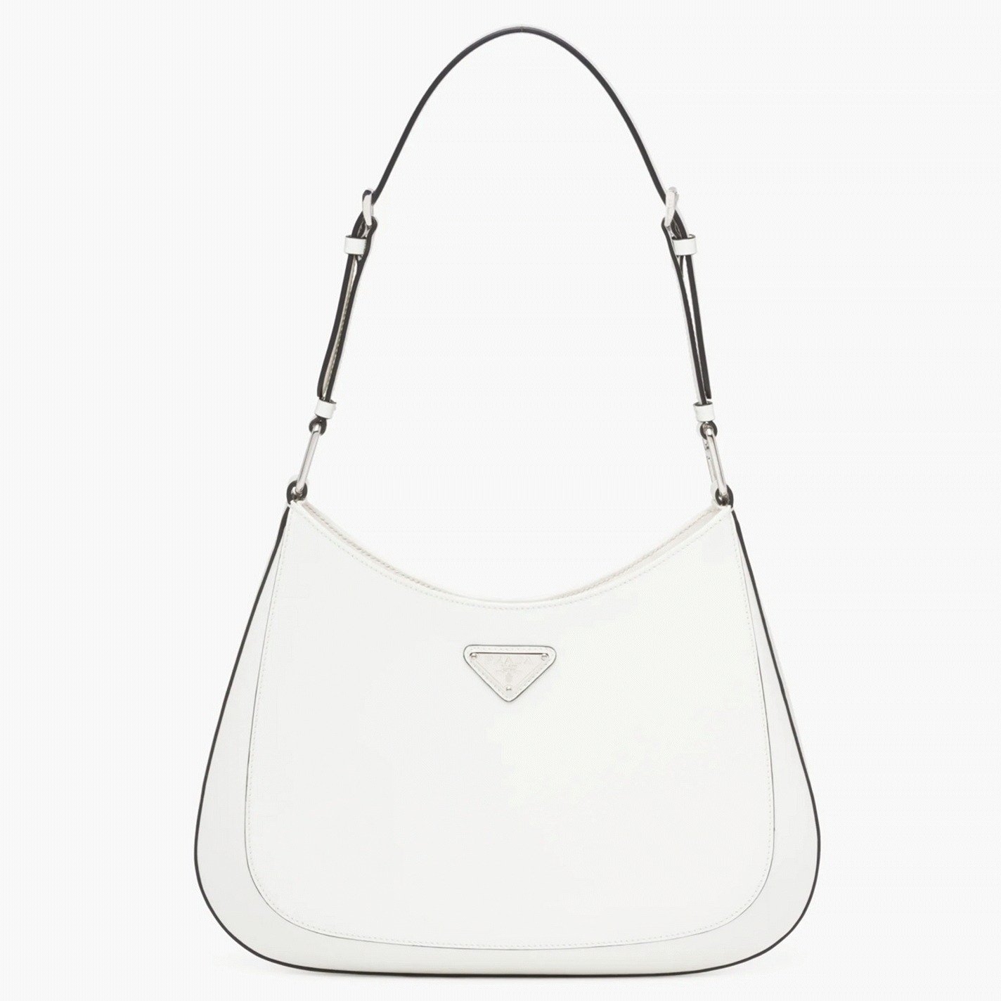 B4F5DED7-2606-6A3B-7094-58769CDA090F.jpg White Prada Cleo Large Bag Fake - Image 1