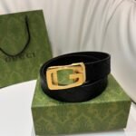 Square G reversible leather belt - Image 3