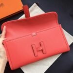 Flamingo replica luxury Hermes Jige Elan clutch bag - Image 3