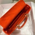 Dior Lady D-Joy Medium Bag Replica in Orange - Image 6