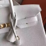 High Quality White Hermes Birkin 30cm Replica Purse - Image 4