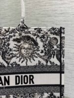 Dior Large Book Tote Bag Fake in White Toile de Jouy Soleil Embroidery - Image 2