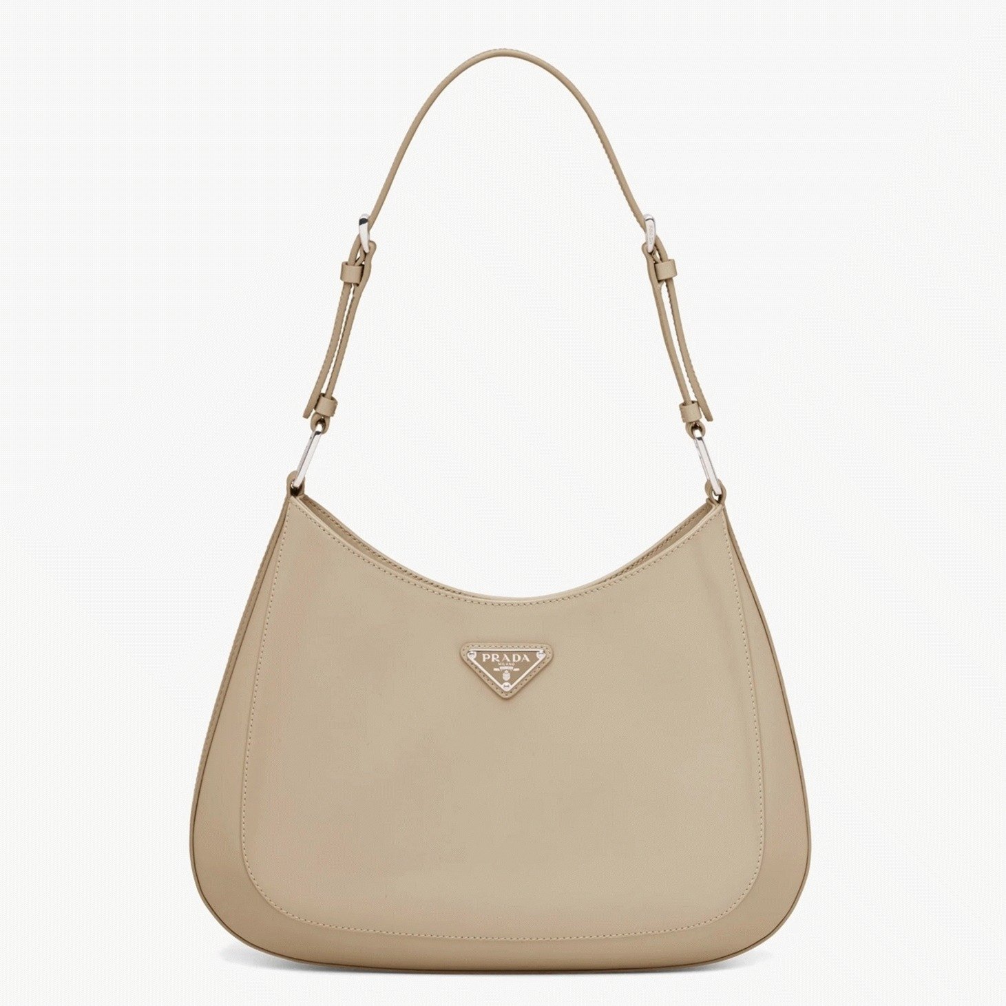 B5A63FA1-8FA2-6481-9617-83C79F454046.jpg Beige Prada Cleo Small Bag Replica - Image 1