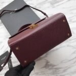Fake Saint Laurent Cassandra Medium Bag Bordeaux - Image 9