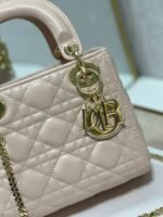 Dior Lady Dior Mini Bag Replica in Powder - Image 6