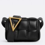 Top Quality Replica Bottega Veneta Candy Padded Cassette Bag In Black