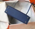 Hermes Kelly Mini II Bag Fake in Blue Agate - Image 7