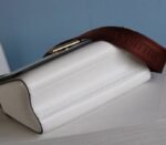 Louis Vuitton Epi Leather Twist MM Bag In Optic White With Jacquard Strap - Image 7