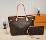 Louis Vuitton Monogram Canvas Neverfull MM Tote In Red