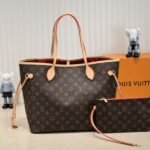 Louis Vuitton Monogram Canvas Neverfull MM Tote In Red