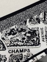 Dior Large Book Tote Bag Knockoff in White Plan de Paris Embroidery - Image 8