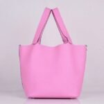 Pink replica designer Hermes Picotin Lock handbag