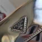 Silver Prada Cleo Flap Bag Knockoff - Image 6
