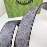 Square G reversible leather belt - Image 7