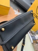 Top Quality Replica Fendi Peekaboo ISeeU Medium Bag In Black Calfskin - Image 5