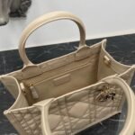 Dior Small Book Tote Bag Replica with Strap in Beige - Image 7