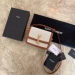 SOLFERINO SMALL SATCHEL IN LACQUERED AYERS - Image 2