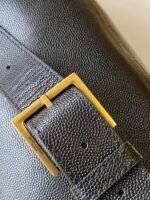 Luxury Handbag 03 Classic Monogram Belt Bag in Grain Embossed Leather - Image 6