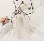 Louis Vuitton Monogram Empreinte Giant Onthego GM Tote In Cream - Image 4