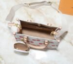 LV X TM Monogram Cherry Canvas Onthego PM In White - Image 5