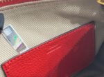 Top Quality Knockoff Chloe Marcie Mini Double Carry Bag in Red Grained Leather - Image 8