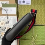 GG Black small messenger bag - Image 4