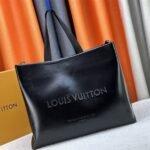 Louis Vuitton Other Leathers Shopper MM Tote In Black